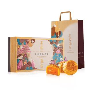 美心 麦德龙商超流心奶黄 港式月饼 360g 中秋礼盒装