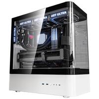 ART ULTRA 趣创HM1 熊猫色 游戏电脑台式主机箱 支持360水冷 ATX主板/无立柱曲面海景房/5090显卡 HM1熊猫色/ATX主板