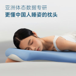眠同学 深度睡枕护颈椎记忆棉成人枕头套枕芯一套助睡眠枕头礼盒装