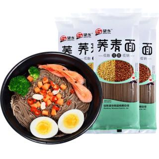 望乡 荞麦龙须面条挂面减主食低脂肪低钠杂粮粗粮汤面乔麦饱腹
