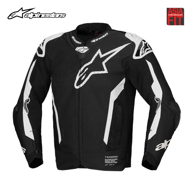 Alpinestars a星 3202225 夏季透气骑行服 男 S 黑白 袖长偏短