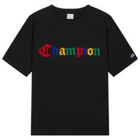 Champion 植绒logo 男士短袖T恤