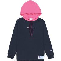 Champion 刺绣字母logo 男士长袖T恤