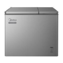 美的 双门双温 冰柜  210L 灰