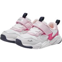 基诺浦（ginoble）学步鞋男女童鞋春秋款透气1-5岁宝宝机能鞋GW1481/GW1481A 白色/粉色 22.5 140mm 适合脚长136-145mm