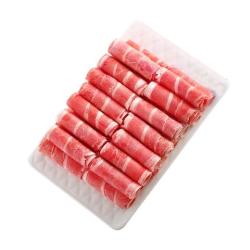 鲜京采 惠选 国产黄牛原切肥牛肉卷1斤*2 火锅涮肉