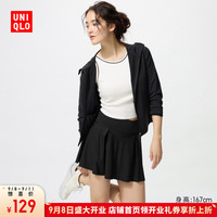 优衣库 AIRism 防紫外线 女士防晒衣 黑色 L