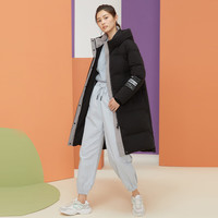 千仞岗秋冬季反季女士鸭绒羽绒服韩版百搭连帽外套时尚百搭保暖防寒服