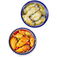 生蚝 蒜蓉味100g*3罐+麻辣味100g*3罐