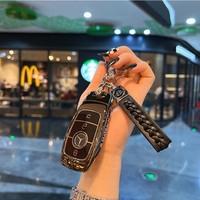 适用奔驰迈巴赫GLS480钥匙套GLS600 GLS450车S级全包高级壳金属 迈巴赫【高级银】+双扣款