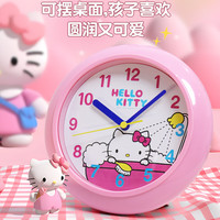 TimessHello Kitty厨房浴室小挂钟卫生间防水石英钟迷你免打孔挂表挂墙