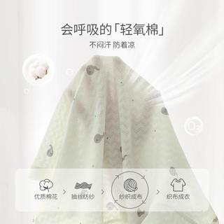 巴厘小猪 新生婴儿儿衣服纯棉a类和尚服夏季长袖薄款空调服睡衣宝宝连体衣