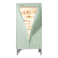 苏泊尔（SUPOR）衣柜式干衣机烘干机家用婴儿衣物护理机内衣除菌烘干衣柜双层大容量定时烘干衣ELD-511A 浅绿色