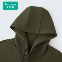 全棉时代（PurCotton）2023冬男士针织抓绒卫衣宽松潮酷精梳棉休闲长袖