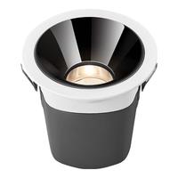 雷士(NVC) 全光谱LED护眼筒射灯防眩未来光嵌入式无主灯天花灯客厅过道灯 极光2.0可调角-12W-4000K 开孔75