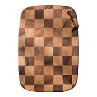 LC LIVING胖东来同款泰国相思木棋盘格椭圆形切菜板砧板家用切水果厨房案板 【防霉抑菌】40*28*2cm轻巧便携