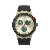 swatch 男女情侣表 三眼熊猫盘时尚配色 石英表
