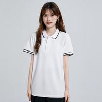 真维斯 POLO衫女短袖夏季宽松短T恤翻领半袖衫休闲舒适通勤上衣