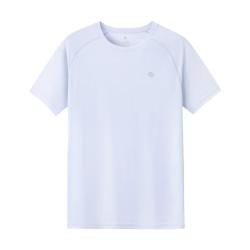 京东京造 运动T恤夏季户外跑步短袖男 浅灰色 S