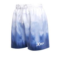 特步(XTEP)泳裤男士防尴尬速干游泳裤男水陆两用温泉沙滩裤男 灰蓝色 XL
