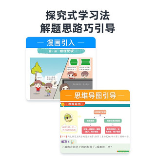 学而思秘籍 小学数学思维培养教程+练习8级 升级版 20年教研精华沉淀 1-6年级共1428个独家精讲视频 计算图形行程应用组合解题思路巧引导 举一反三奥数思维训练