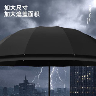 嘻希茉雨伞超大号加固加厚结实抗风男女学生防晒防紫外线半全自动遮阳伞 直径约105cm反向伞