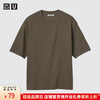 UNIQLO 优衣库 男装/男女同款大师T AIRism宽松圆领T恤五分袖短袖475355 475355/57深橄榄色 XL /180/108B