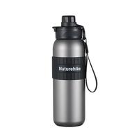 Naturehike纯钛运动水壶户外杯子露营双层钛杯骑行大容量便携吸管