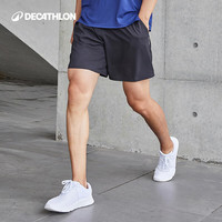 移动端、京东百亿补贴：DECATHLON 迪卡侬 短袖速干衣T恤男运动透气半袖 FICM2432297经典黑短裤