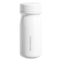 COOKER KING/炊大皇 便携 不锈钢保温杯 小巧超轻 霜奶白 350ml