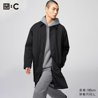 优衣库男装/男女同款PUFFTECH空气棉服短大衣479813 09 黑色 XS /160/76A