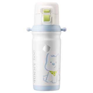 babycare 奇趣公仔儿童保温杯婴儿宝宝学饮杯吸管水杯水壶不锈钢-白500ml