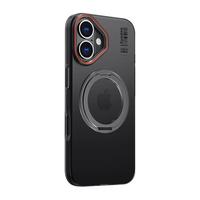 暴走 磁吸旋转支架 iPhone16保护套 柔雾黑 PC