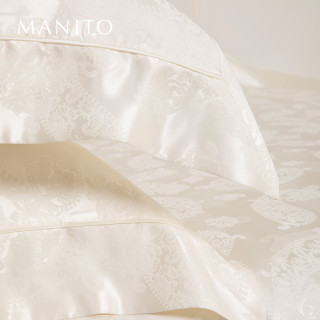 MANITO/曼尼陀Paisley 床单床笠四件套桑蚕丝暗纹床品低调奢华 King