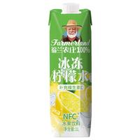 Farmerland/福兰农庄 100%果汁 果汁饮料 冰冻柠檬水1L 包装 1.00L 1瓶