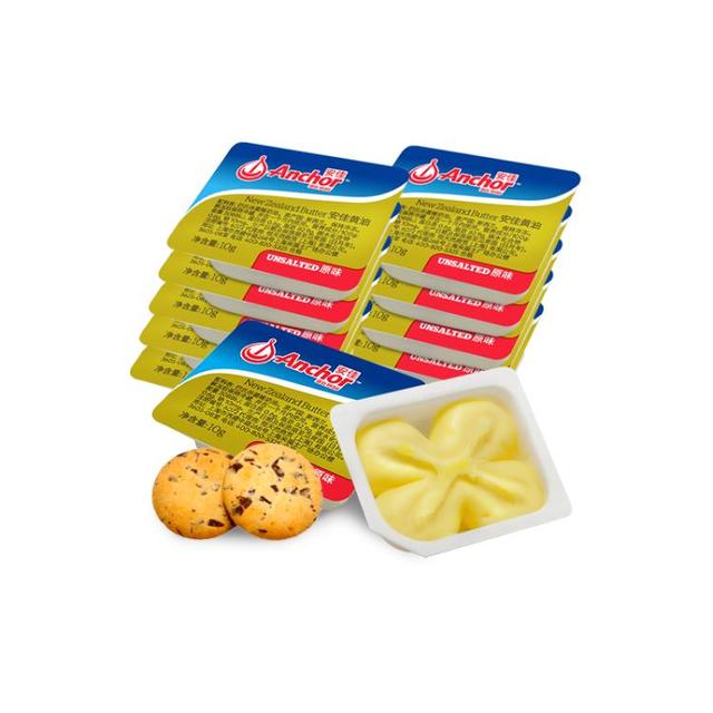 安佳 动物黄油原味无添加盐 10g*40