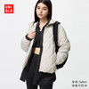 优衣库女装PUFFTECH空气棉服连帽外套478571 30 浅米色 M /160/84A