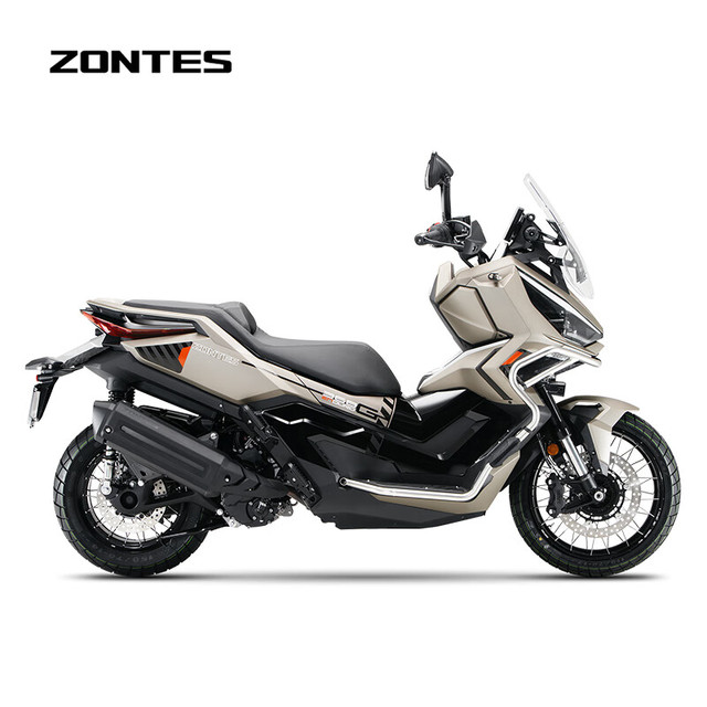 升仕 ZONTES 2026新款368G 电子油门版 ADV踏板车（付款后45天内发货） 哑光棕（高版）