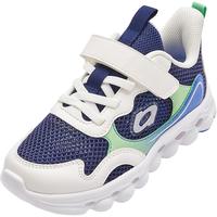 巴拉巴拉 童鞋儿童运动鞋透气男童女童鞋子2025夏季网布鞋轻便 蓝白色调00381 27