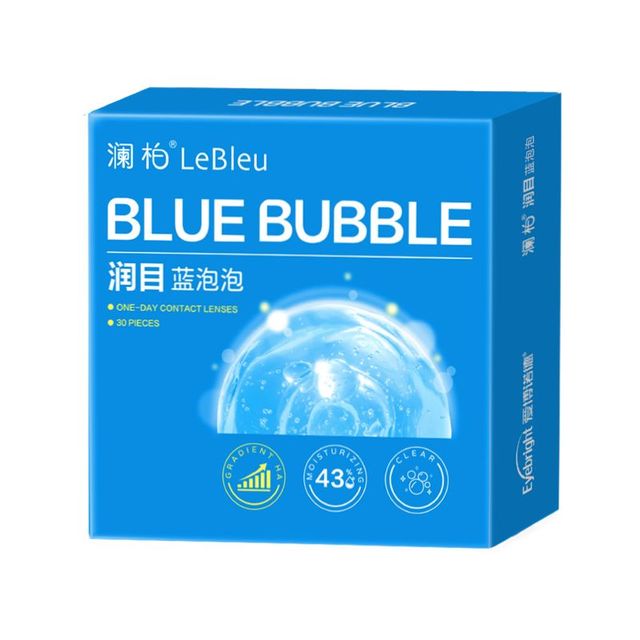 今日必买：澜柏 LENBERT 隐形近视眼镜 润目日抛 30片 大盒装