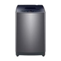 海尔（Haier）全自动波轮洗衣机大神童家用大容量低噪租房节能桶自洁除螨洗漂甩合一 8公斤XQB80-M308博卡灰大神童系列大面板