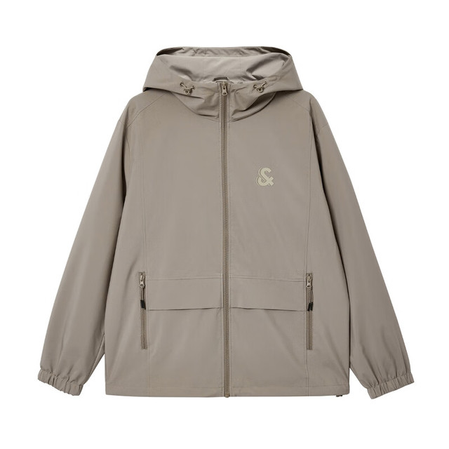 JACK&JONES 杰克琼斯 2025年通勤休闲商务连帽外套225321098 赠短袖1件