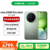 vivo X200 Pro mini 5G手机 16GB+512GB 钛青