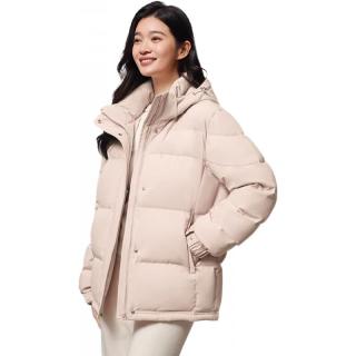 YAYA 鸭鸭羽绒服 鸭鸭 女士蓄热短款羽绒服 2025年冬季新款