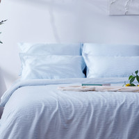 自然醒 Zinghome 自然醒 自然解构四件套 1.5/1.8m床单四件套 眠川淡蓝