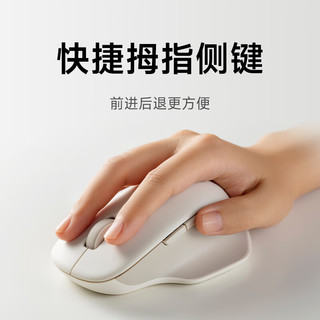 小米 Xiaomi 无线蓝牙双模鼠标2 舒适版 氧化白