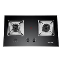 樱雪 燃气灶双灶天然气 5.2kW猛火灶具 台式嵌入式大火力灶台 家用双灶JZT-Q2333（天然气）