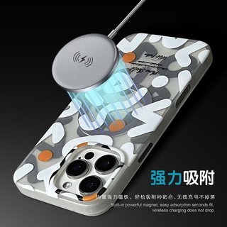  REBEDO/狸贝多 Magsafe磁吸 iPhone 17 Pro Max手机壳  PC+TPU 白色