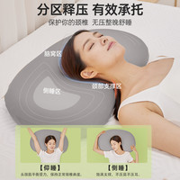 Freetex 泰国乳胶枕头 多功能枕 8cm 军绿色
