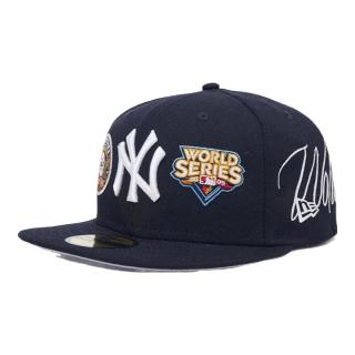 NEW ERA ERA纽亦华MLB棒球帽世界大赛硬顶全封刺绣NY平檐帽5950 13529389-